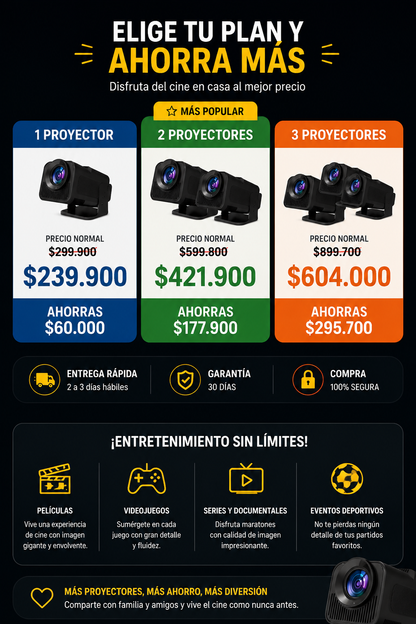 PROYECTOR HY320 ANDROID